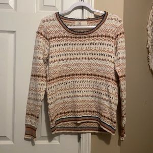 Multicolored sweater. True to size.